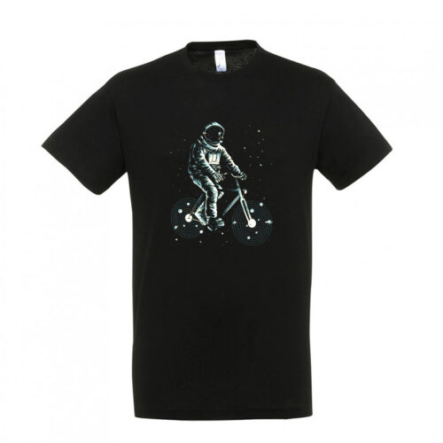 astronaut-bicycle t-shirt Inkyshirts
