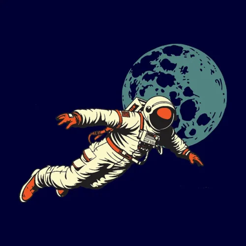 Astronaut Flying